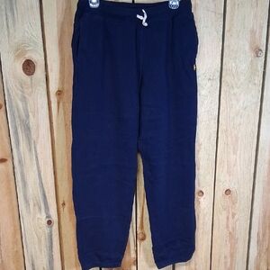 Boys Polo Ralph Lauren Navy Blue Fleece Sweatpants Size XL(18-20)